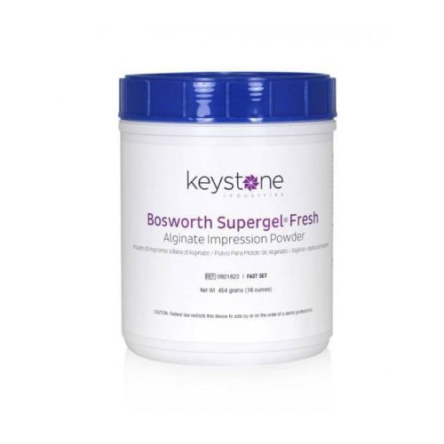 Bosworth 0921826 Supergel Alginate Fast Set Can Dust Controlled Formula 1 Lb EXP Mar 2024 Bosworth 0921826 Supergel Alginate Fast Set Can Dust Controlled Formula 1 Lb EXP Mar 2024